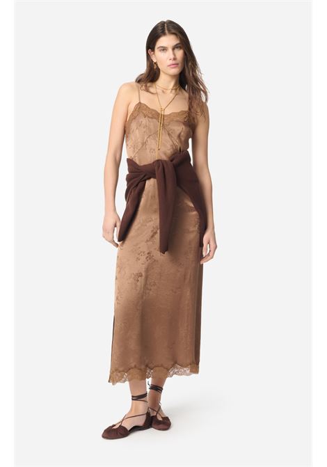 Vanessa Bruno abito lungo Givre in satin jacquard con spalline regolabili Vanessa Bruno | Vestiti | 6EVA07-V08842106